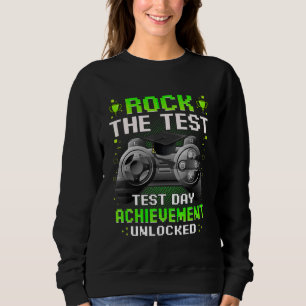 Erzielen des Testtages durch Blockieren des Gamers Sweatshirt
