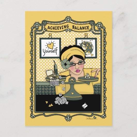 Erzielen eines Saldos_C_Postkarte Postkarte (Vorderseite)