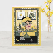 Erzielen von Balance_C_Grußkarte Karte (Gelbe Blume)