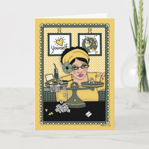 Erzielen von Balance_C_Grußkarte Karte