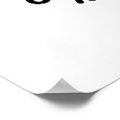 Erzielen von Grapeness positive Traubenpuppe Poster (Ecke)