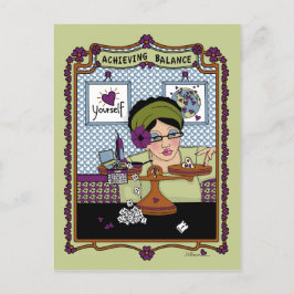 Erzielung eines Gleichgewichts_A_ Postkarte