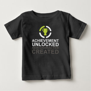 Erzielung eines neuen, erstellten Zeichens Baby T-shirt