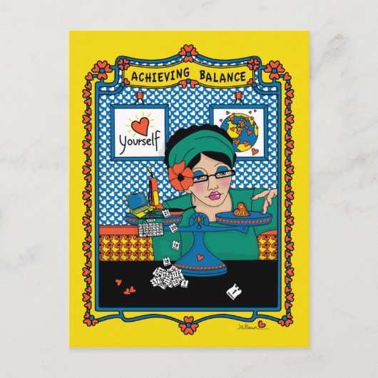 Erzielung eines Saldos_B_ Postkarte (Vorderseite)