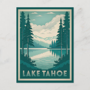 Erzsee Lake Tahoe Postkarte