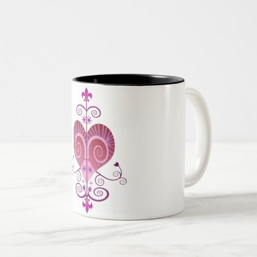 ERZULI FREDA DAHOMEY VEVE MATTIERTE GLASBIENTASSE ZWEIFARBIGE TASSE (VorderseiteRechts)