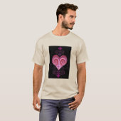 ERZULI FREDA DAHOMEY VEVE SECRET VODOU GEOMETRY T-Shirt (Vorne ganz)
