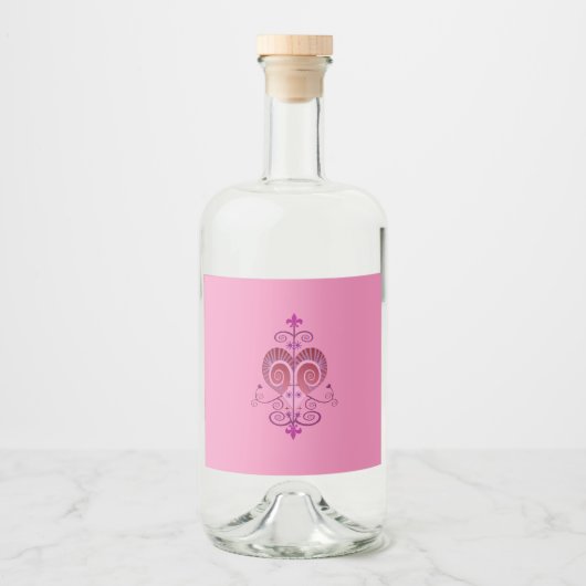 ERZULI FREDA VEVE Set für Lebensmittel und Getränk Alkoholflaschenetikett (Vorderseite)