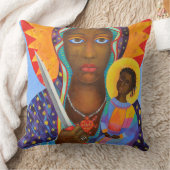 Erzulie Dantor Black Madonna Voodoo Kissen (Decke)