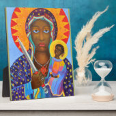 Erzulie Dantor Black Madonna Voodoo Lwa Fotoplatte (Seite)