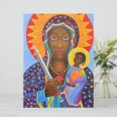 Erzulie Dantor Black Madonna Voodoo Lwa Karte (Stehend Vorderseite)
