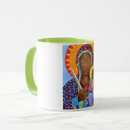 Erzulie Dantor Black Madonna Voodoo Lwa Tasse (Vorderseite Links)