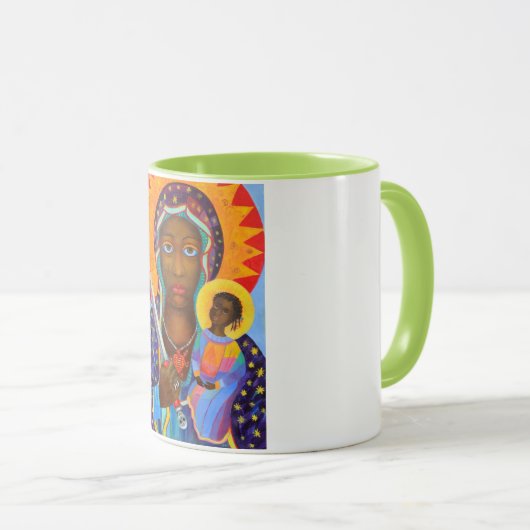 Erzulie Dantor Black Madonna Voodoo Lwa Tasse (VorderseiteRechts)