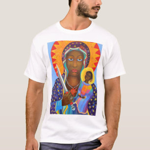 Erzulie Dantor schwarzer Madonna Voodoo Lwa T-Shirt