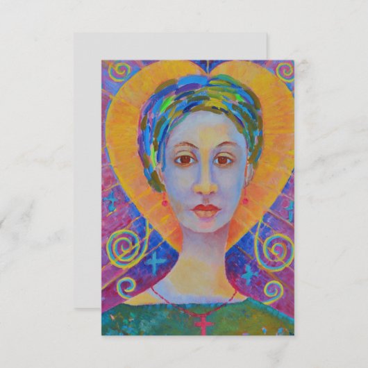 Erzulie Freda Voodoo Orleans Dantor Wudu art (Vorne/Hinten)