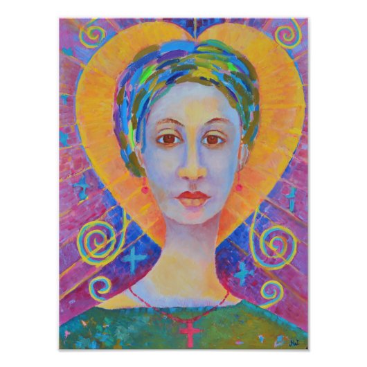 Erzulie Freda Voodoo Orleans Dantor Wudu art Fotodruck (Vorne)