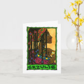 Erzulie Karte (Gelbe Blume)