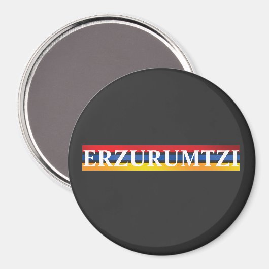 Erzurumtzi Magnet (Vorderseite/Rückseite)