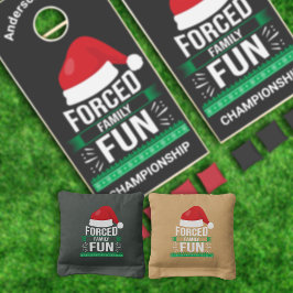 Erzwungener Familienspass Weihnachten Spaß