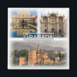 ES0123 Europa, Spanien, Andalusien, Granada, Kühls Magnet<br><div class="desc">Hier finden Sie das Andenken Ihres Urlaubs. Diese Kategorie enthält Kühlschrankmagnet von vielen Standorten in Europa. (ES0123 Europa, Spanien, Andalusien, Granada, Alhambra Hof der Myrtles, Kathedrale, Alhambra Abend Panorama, Kühlschrankmagnet). Erleben Sie Freunde und Verwandte mit den einzigartigen Souvenirs von Ihrer großartigen Reise. Probier uns! #LeoPepeDesign - Europa spain, leopepedesign, Reise-Foto...</div>