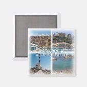 ES0138 Europe, Spanien, Balearen, Menorca, Magnet (Vorderseite/Rückseite)