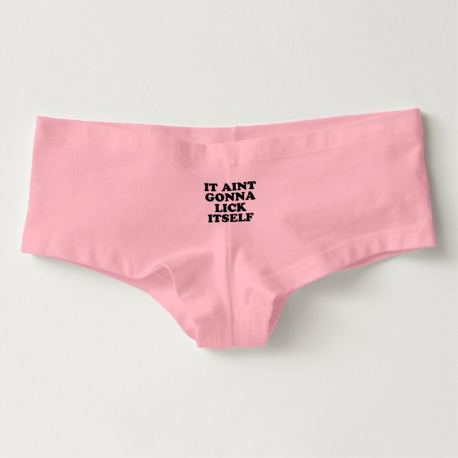 Es aint, das geht, sich zu lecken hotpants (Vorderseite)