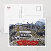 Es - Alphütte Auronzo - Dolomiti - Postkarte (Vorne/Hinten)