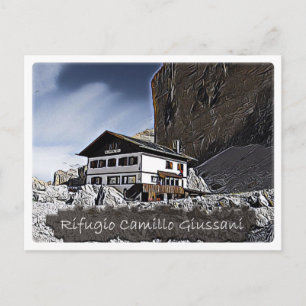 Es - Alphütte Camillo Giussani - Dolomiti Postkarte