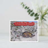 Es - Alphütte Pian di Cengia - Dolomiti - Postkarte (Stehend Vorderseite)