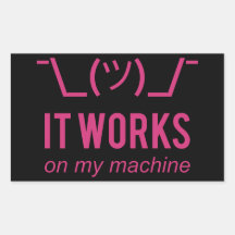 Es arbeitet an meiner Maschine -