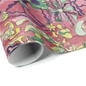 ES Art Nouveau Wrapping Paper Geschenkpapier (Rolleneckpunkt)