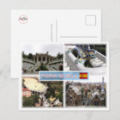 ES Barcelona - Park Guell Postkarte (Vorne/Hinten)