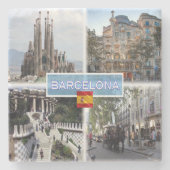 ES Barcelona - Sagrada Familia - Casa Batllo Steinuntersetzer (Vorderseite)