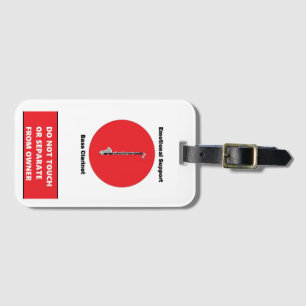 ES Bass Klarinet Tag Gepäckanhänger