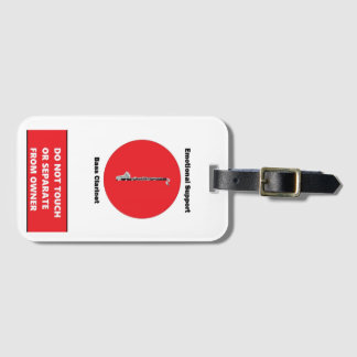 ES Bass Klarinet Tag Gepäckanhänger