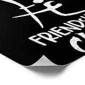 Es bedeutet Freundschaft auf Chinesisch Lustiges S Poster (Ecke)
