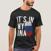 Es befindet sich in meinem DNA-Russland-Flag Finge T-Shirt (Vorderseite)