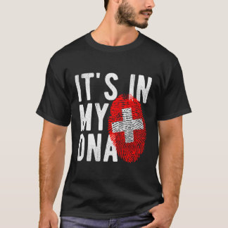 Es befindet sich in meinem DNS Schweiz-Fingerabdru T-Shirt