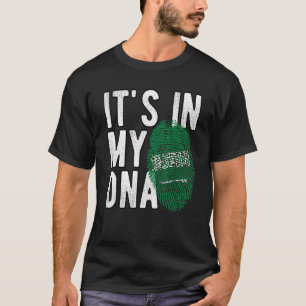es befindet sich in meiner DNA Saudi-Arabien-Flagg T-Shirt