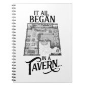 Es begann alles in einer Tavern Old School RPG Kar Notizblock (Vorderseite)