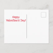 Es begann mit einem "Swipe - Funny Valentine's Day Postkarte (Rückseite)