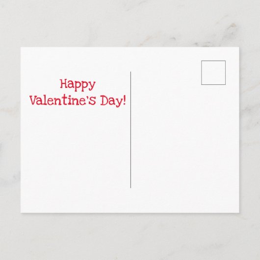 Es begann mit einem "Swipe - Funny Valentine's Day Postkarte (Rückseite)