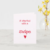 Es begann mit einem Zitat zum "Swimming - Funny An Karte (Gelbe Blume)