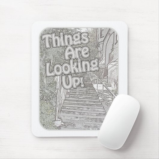 Es Behalte, nach oben zu sehen! Mousepad (Mit Mouse)