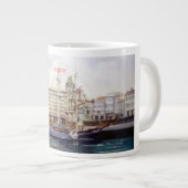 Es bemannt/bemannt/bemannt Jumbo-Tasse (Vorderseite Rechts)