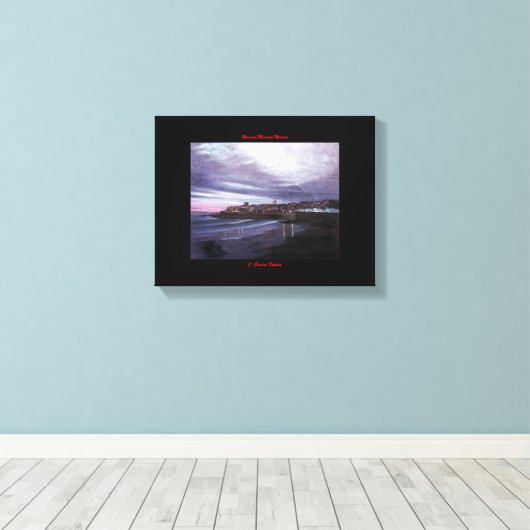 Es bemannt/bemannt/bemannt leinwanddruck (Insitu (Holzboden))