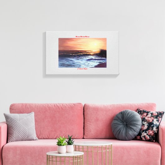 Es bemannt/bemannt/bemannt leinwanddruck (Insitu (Wohnzimmer))