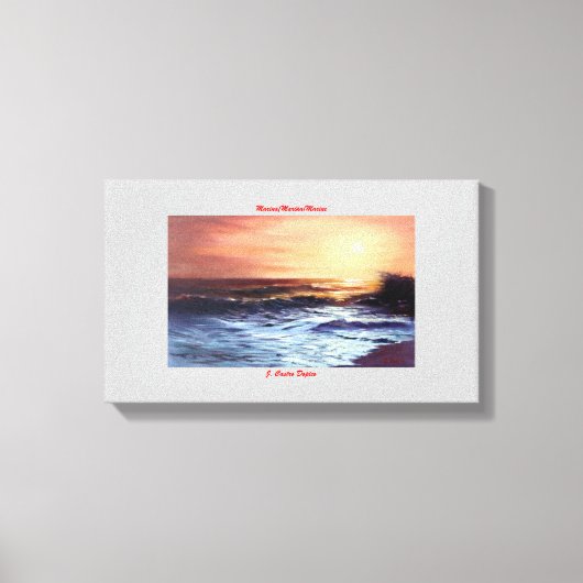 Es bemannt/bemannt/bemannt leinwanddruck (Vorderseite)