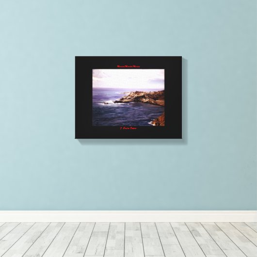 Es bemannt/bemannt/bemannt leinwanddruck (Insitu (Holzboden))