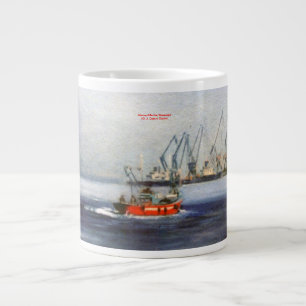 Es bemannt/bemannt/Seascape Jumbo-Tasse